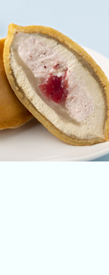 あまおう入りどら焼き「どらきんぐエース・ほうじ茶」