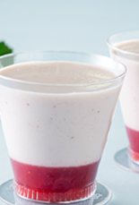 あまおう入り杏仁豆腐「あまドーフ」