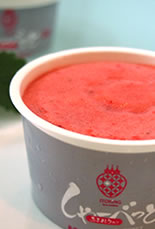 あまおう入りシャーベット